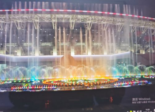 武安體育中心廣場(chǎng)音樂噴泉工程